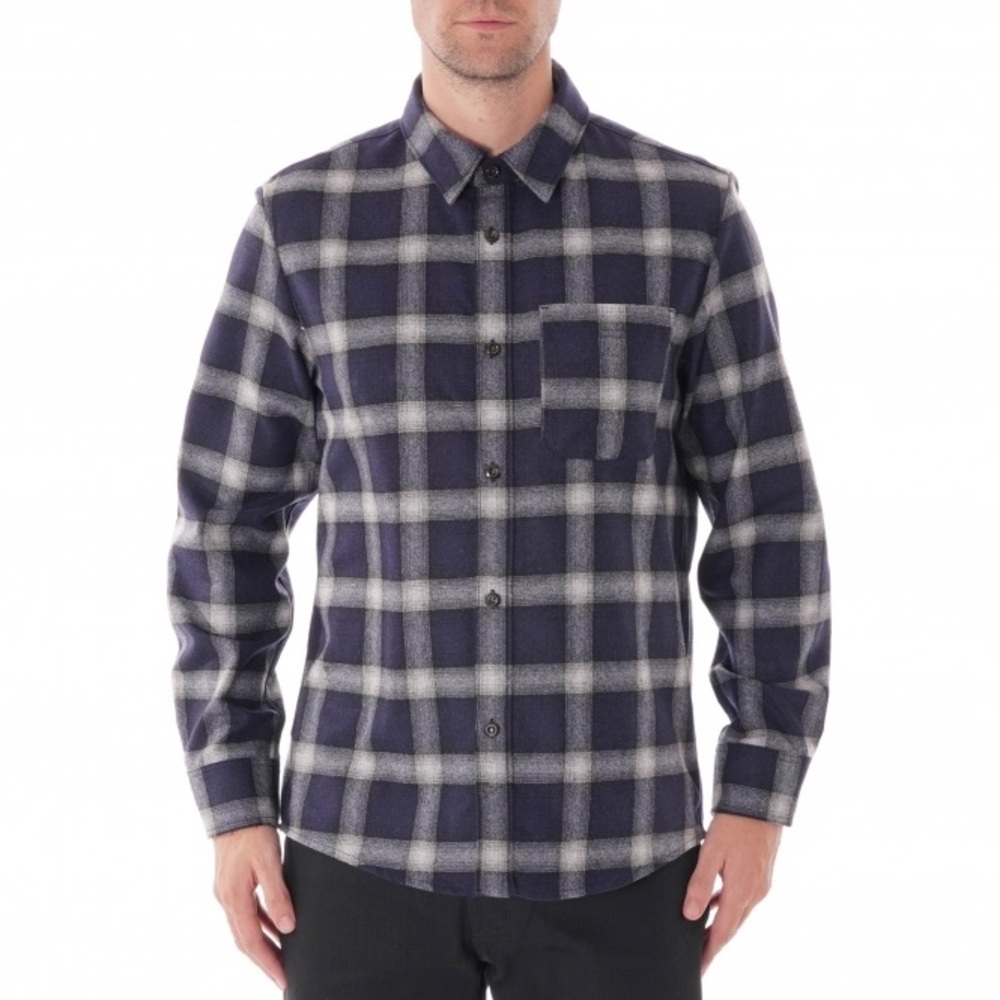 A.P.C. Trek Overshirt Button Down Dark Navy